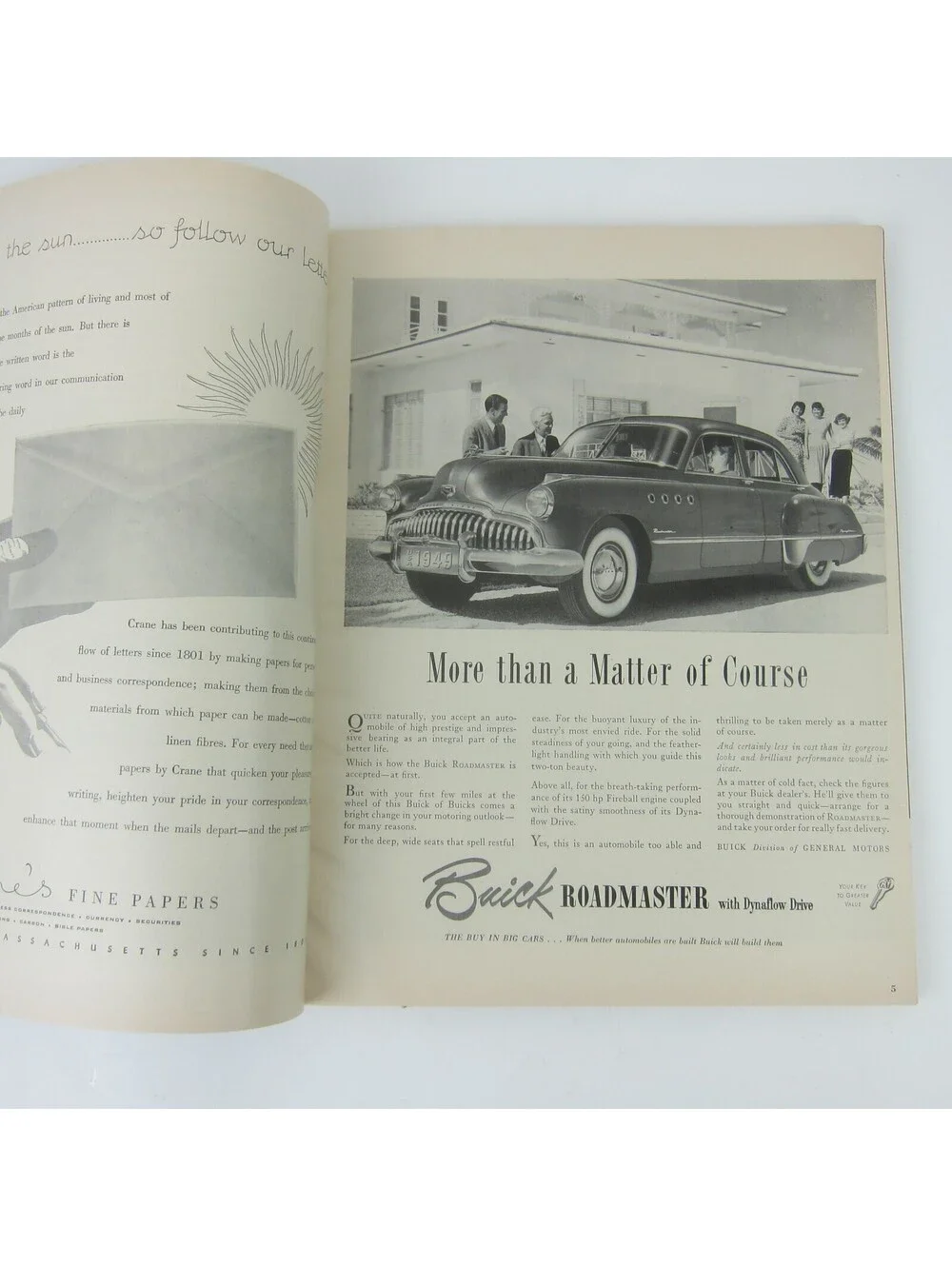 Vintage FORTUNE Magazine September 1949 Autos Buick Cadillac Ford Dodge & More